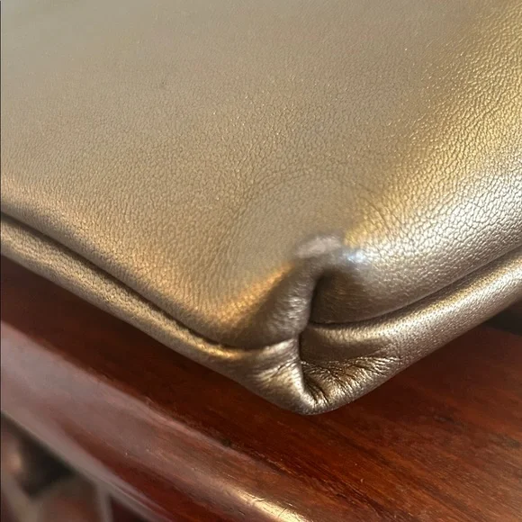 La Regale Metallic Brown  Leather Women's Bag - Picture 4 of 9